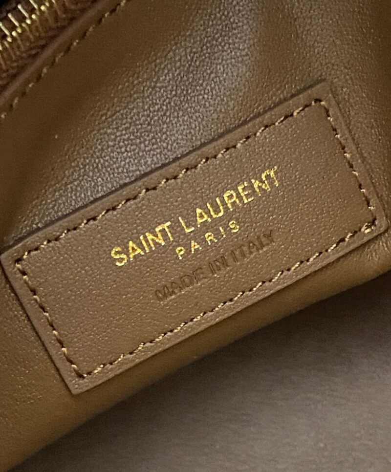 Saint Laurent Le 5 A 7 Supple Small In Grained Leather